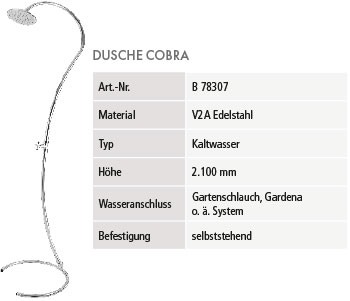Gartenduschen IDEAL Cobra