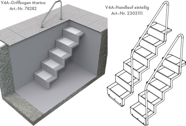 Griffbogen Marina Treppe Eleganz