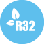 Umweltfreundliches Kältemittel R32