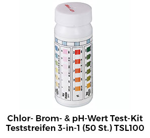 Chlor- Brom- & pH-Wert Test-Kit