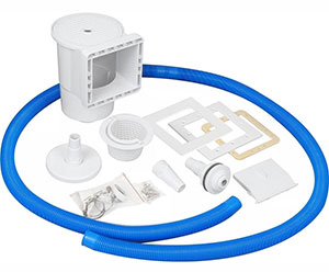 Einbauskimmer BASIC-Set mit 2 Schwimmschläuchen, 3 Meter