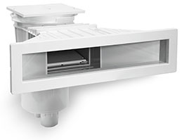 Astral Slim Seaview Einbauskimmer, Weiß