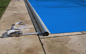 Rollabdeckung Flex für rechteckige Pools 700 x 350 cm, versch. Farben