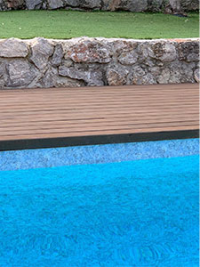 Gewebefolie CGT Alkor Aquasense, 33 m², Blauer Granit, Detail