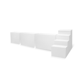 Trendstone Sitzbankeinheit Breite 320 cm zu Ecktreppe...