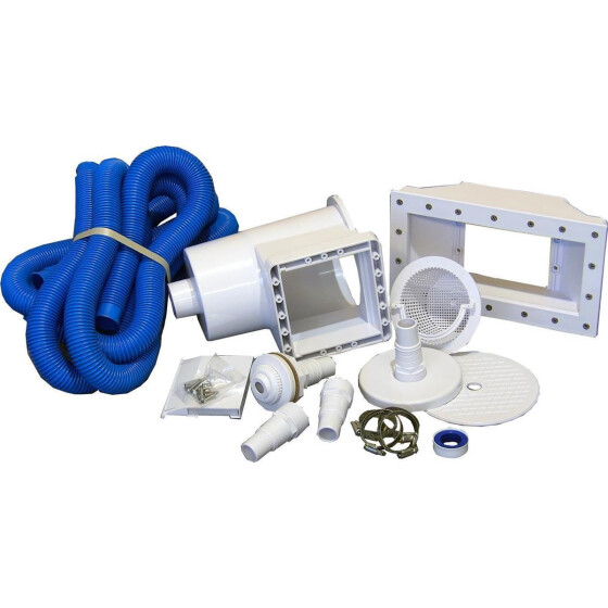 Trend Holzpool SET Achteck | Innenhülle 0,8 mm blau | 470...